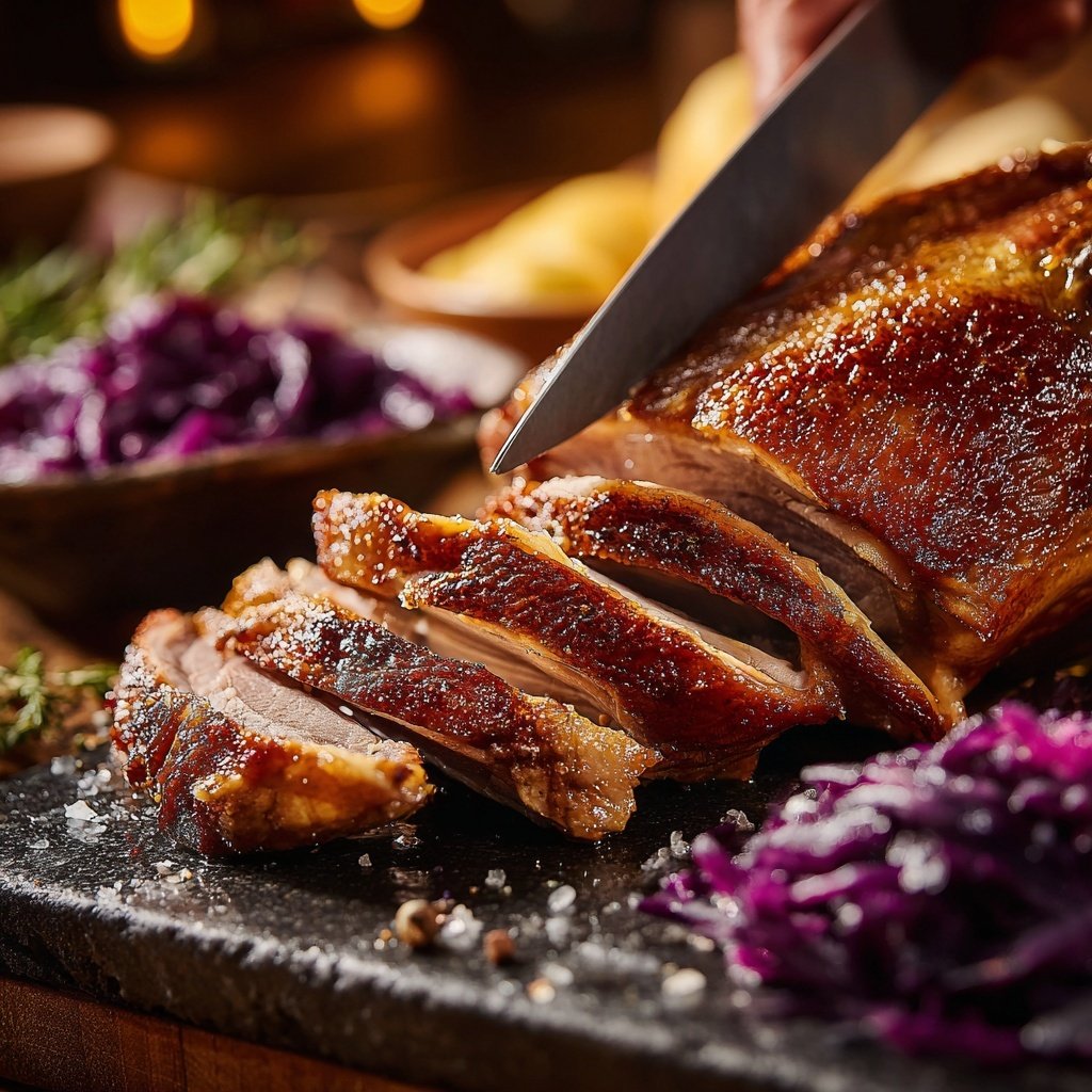 Saisonal & Festlich Weihnachtsgans mit Rotkohl