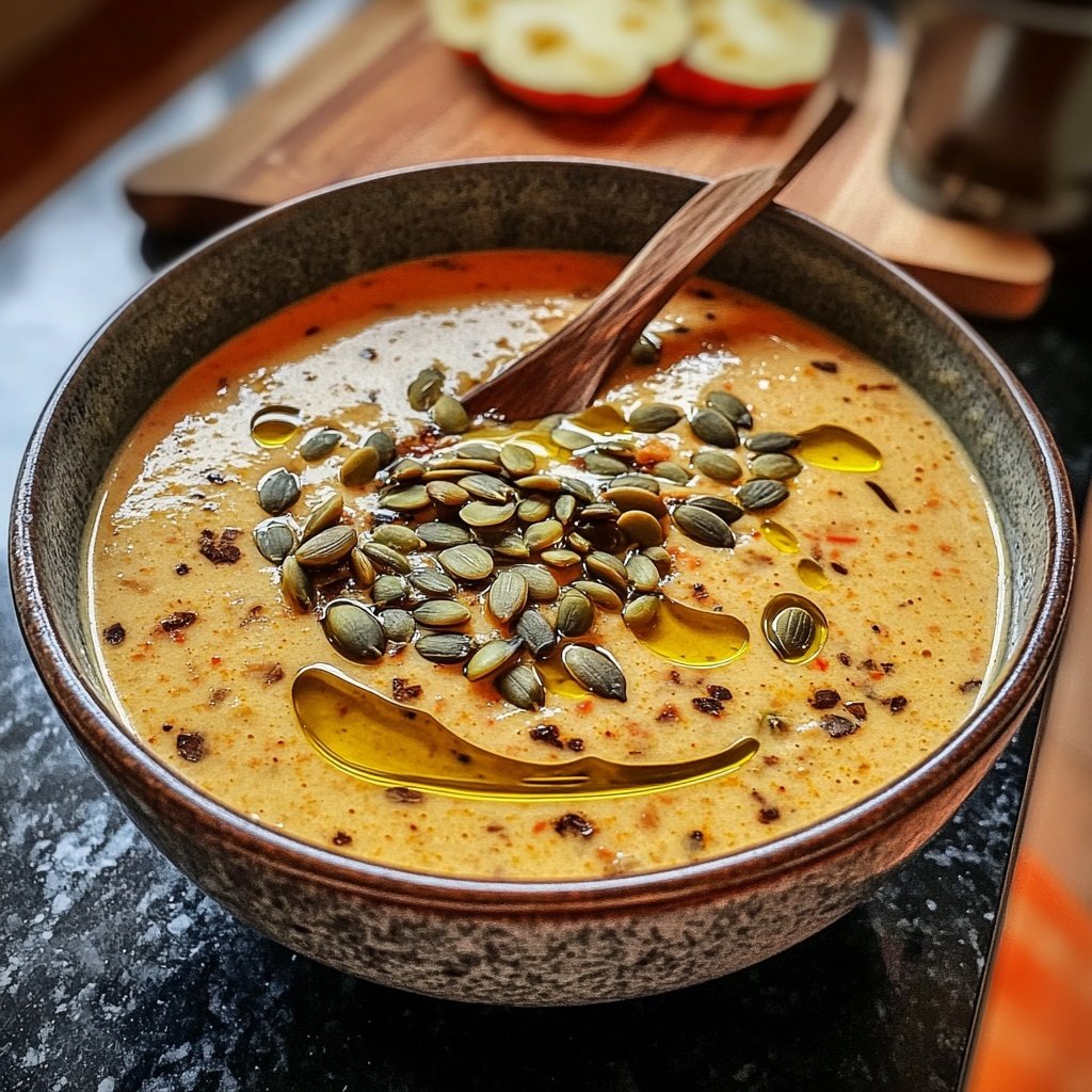 Kürbissuppe ohne Sahne