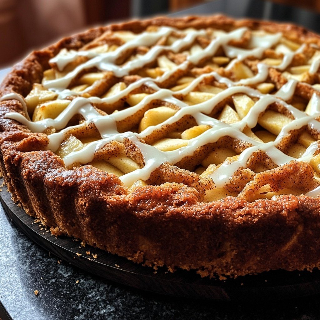 Saftiger Zimtschnecken-Apfelkuchen