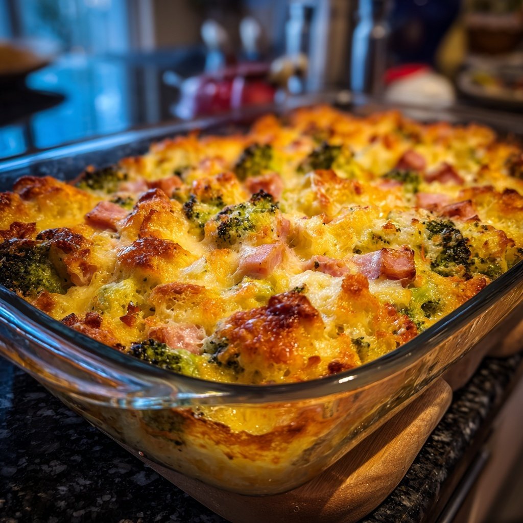 Brokkoli Auflauf Mit Schinken