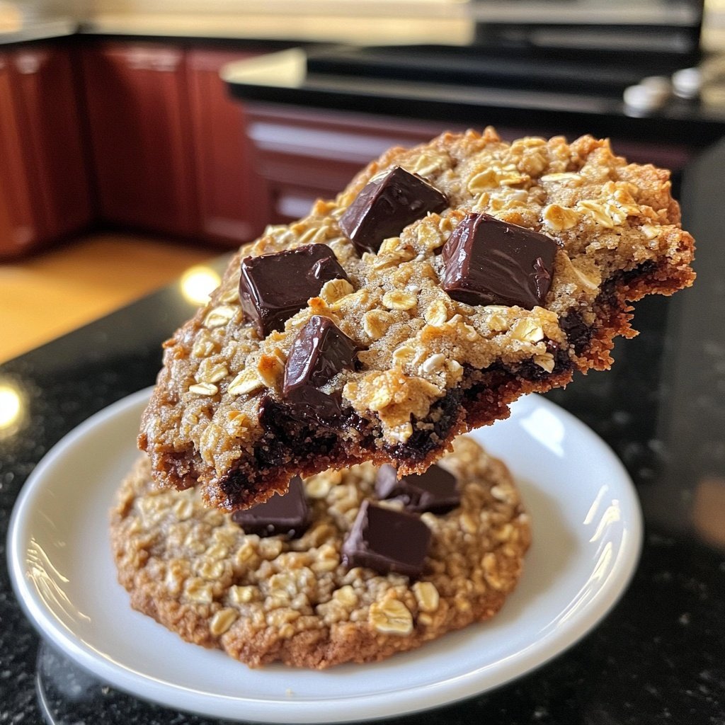 Schoko-Hafer Cookies – glutenfrei & vegan