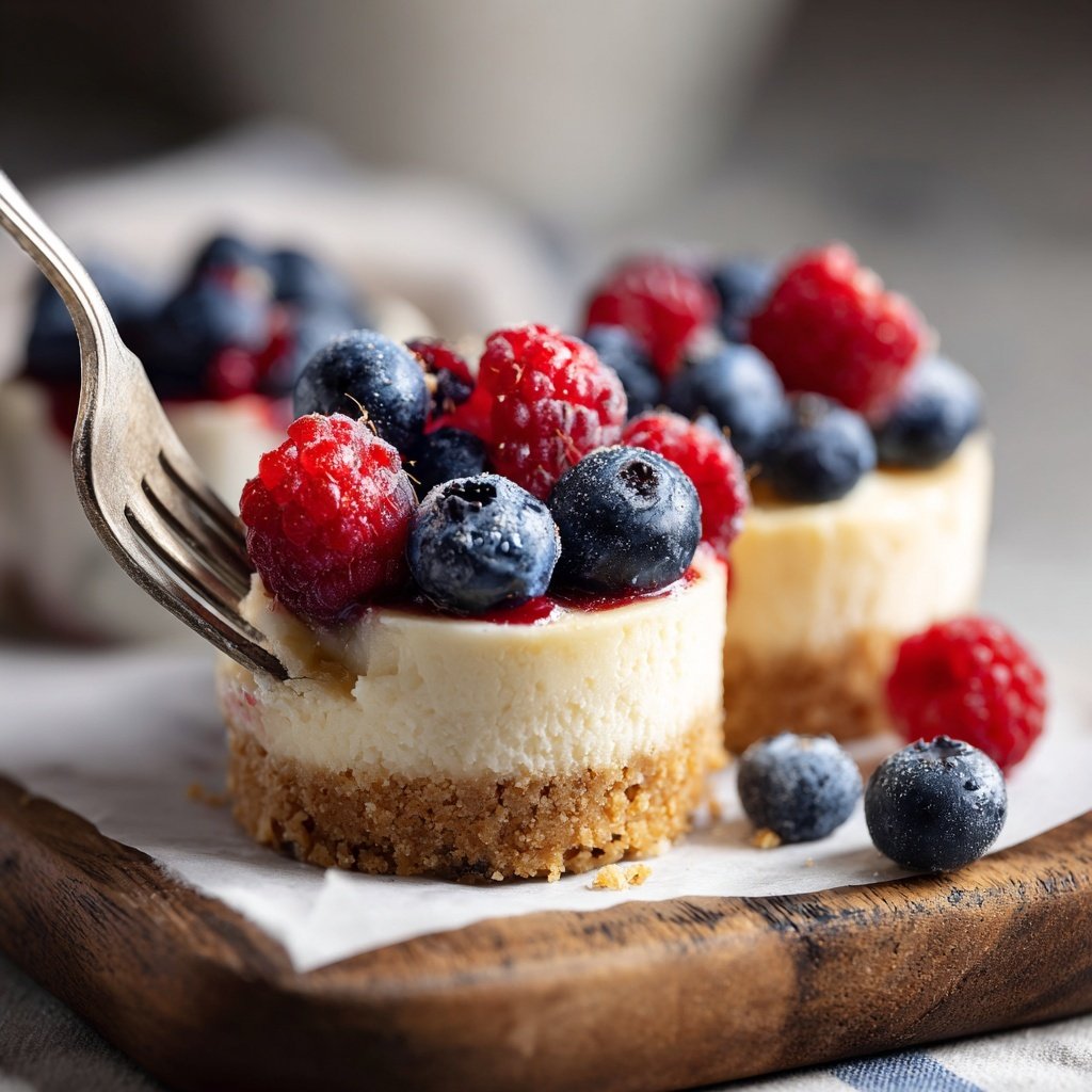 Mini-Cheesecakes mit Beeren