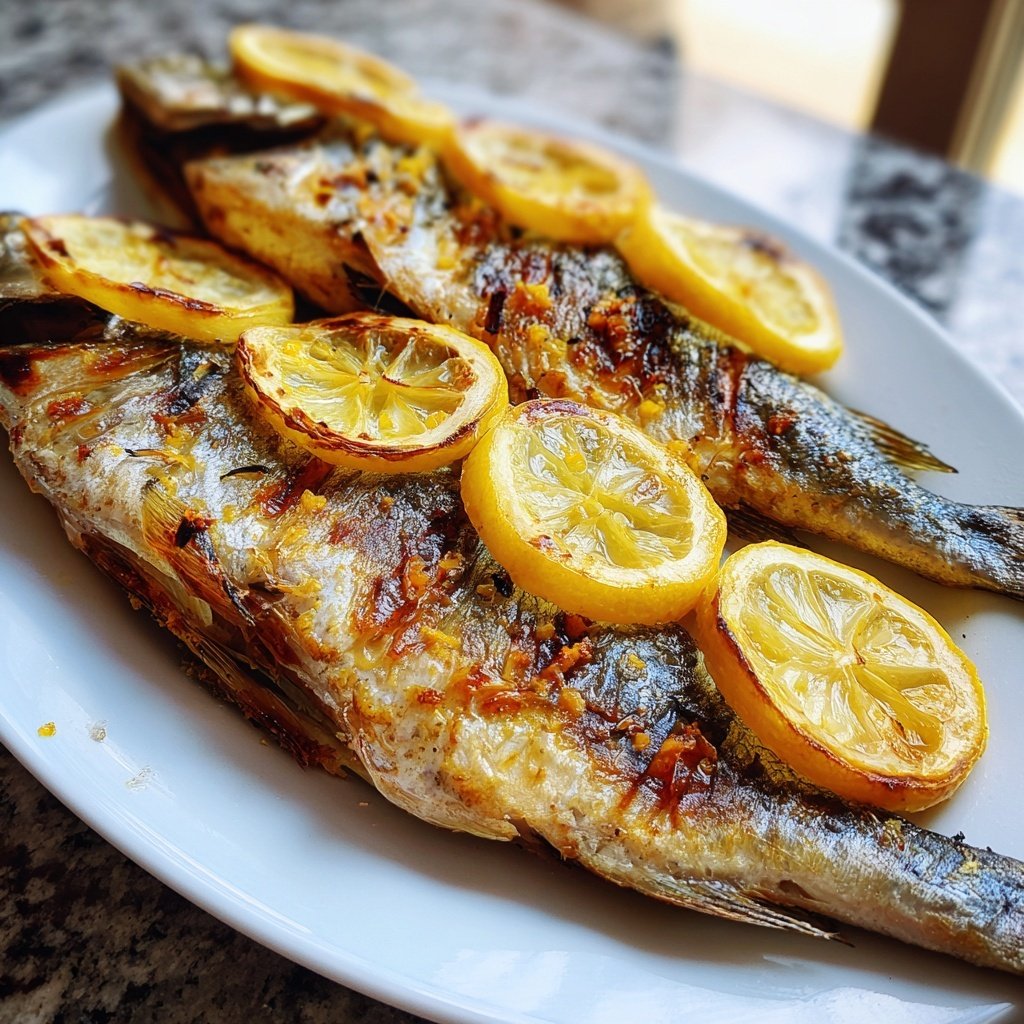 Gesund & Leicht Zitronen-Gegrillter Fisch