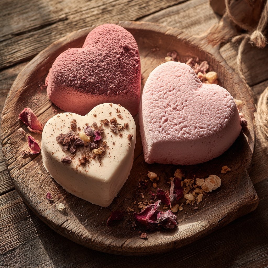 Dessertplatte für Verliebte