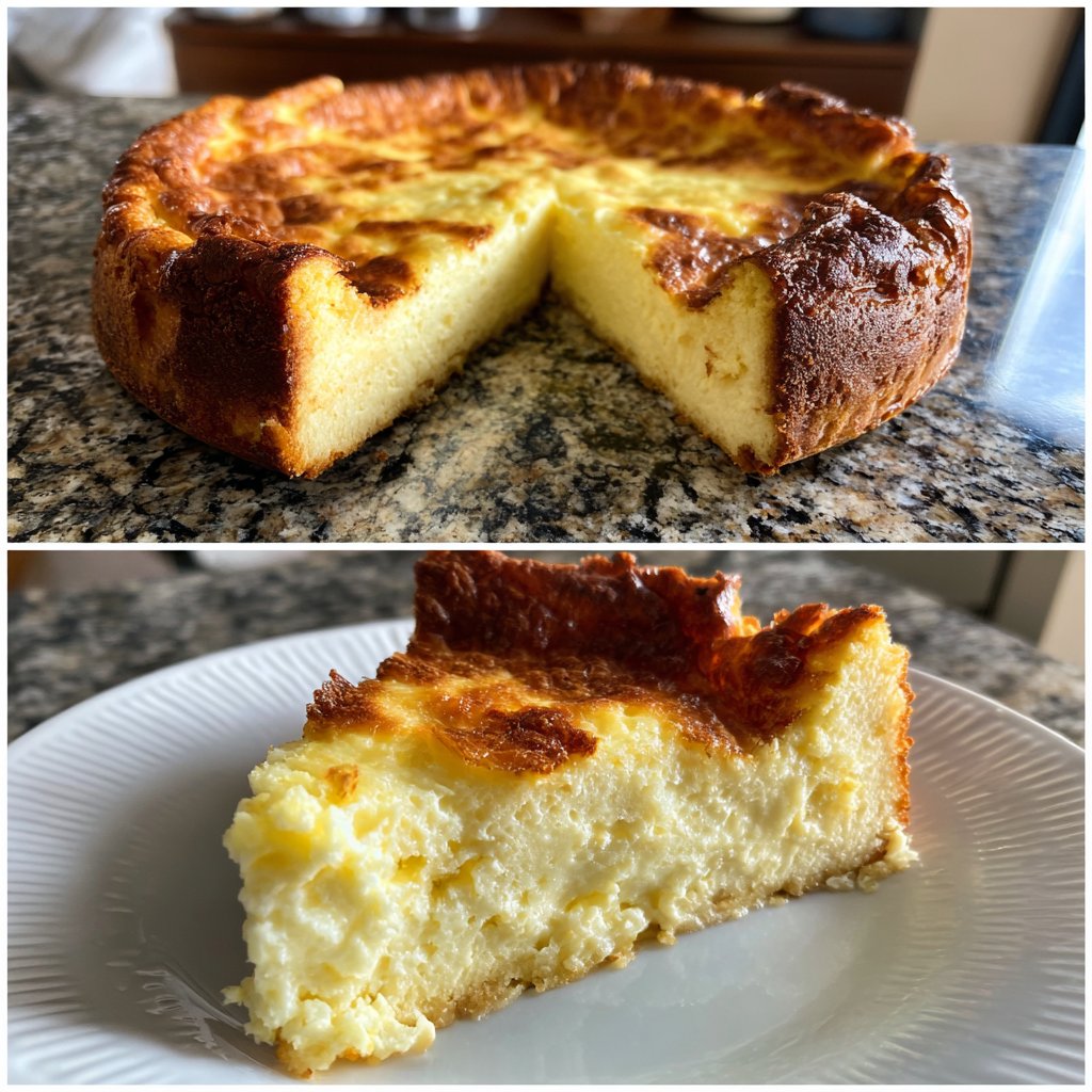 Käsekuchen ohne Boden und ohne Zucker