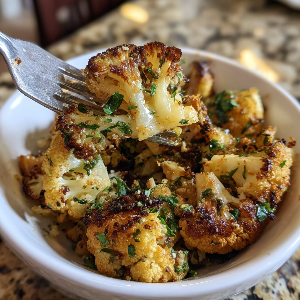 Blumenkohl aus der Pfanne