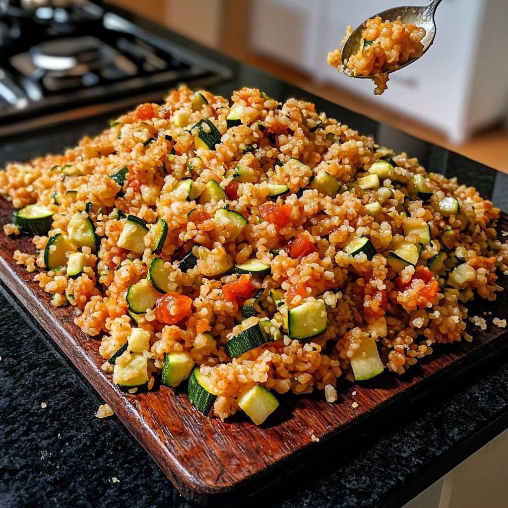 Zucchini-Tomaten-Reis