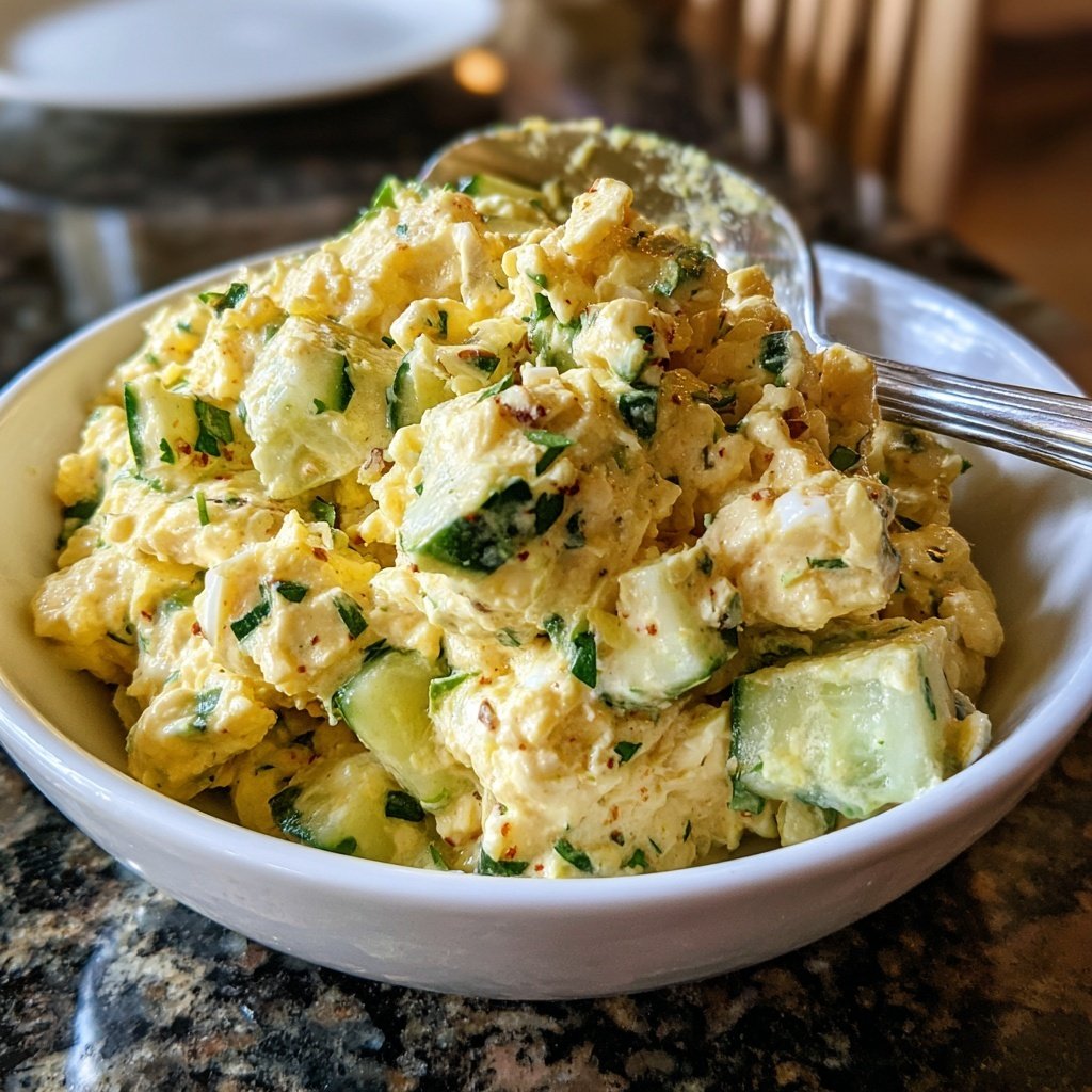 Schnell & Einfach 10-Minuten-Eiersalat mit Joghurt